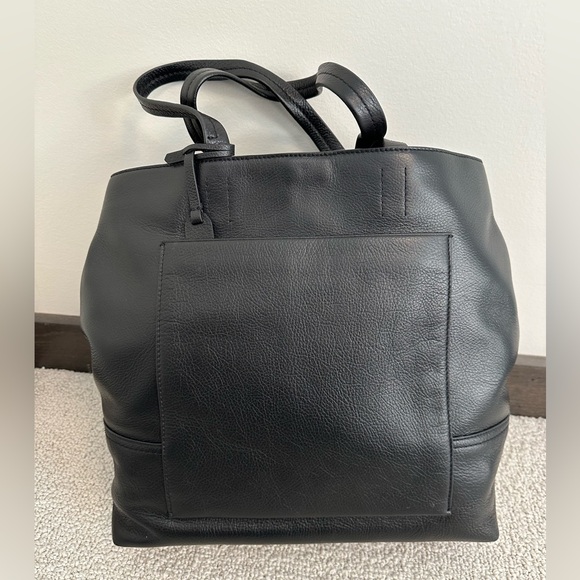 NWT J Crew Leather Tote Bag - Picture 2 of 12